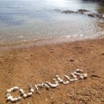 Cumulus on the beach in Dorset