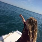 Girl on a boat