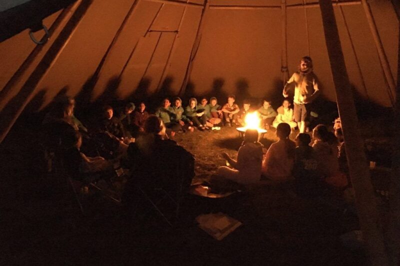 tipi tent at cumulus
