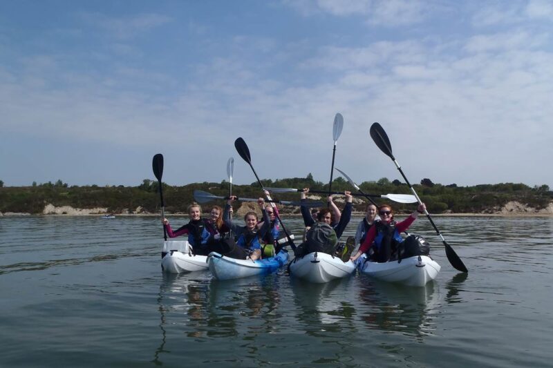 d of e group kayaking
