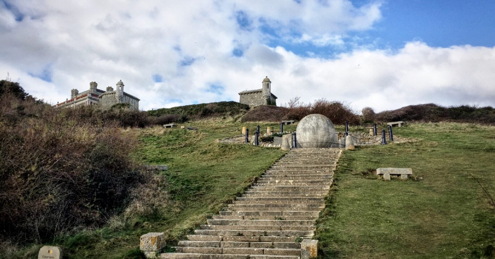 The Great Globe at Durlston in Swanage Dorset
