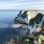 Old Harry Rocks on a bright morning, Studland on the Jurassic Coast