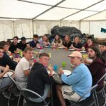 Meal time for the DofE gold residential team