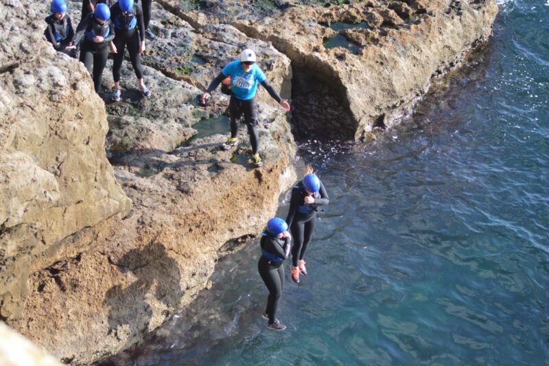 covid secure coasteering dorset
