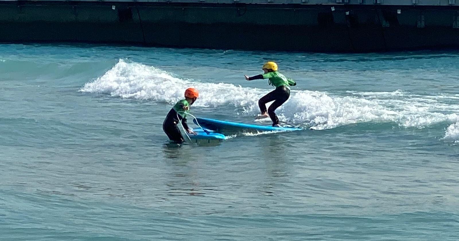 hatherop school surfing lesson