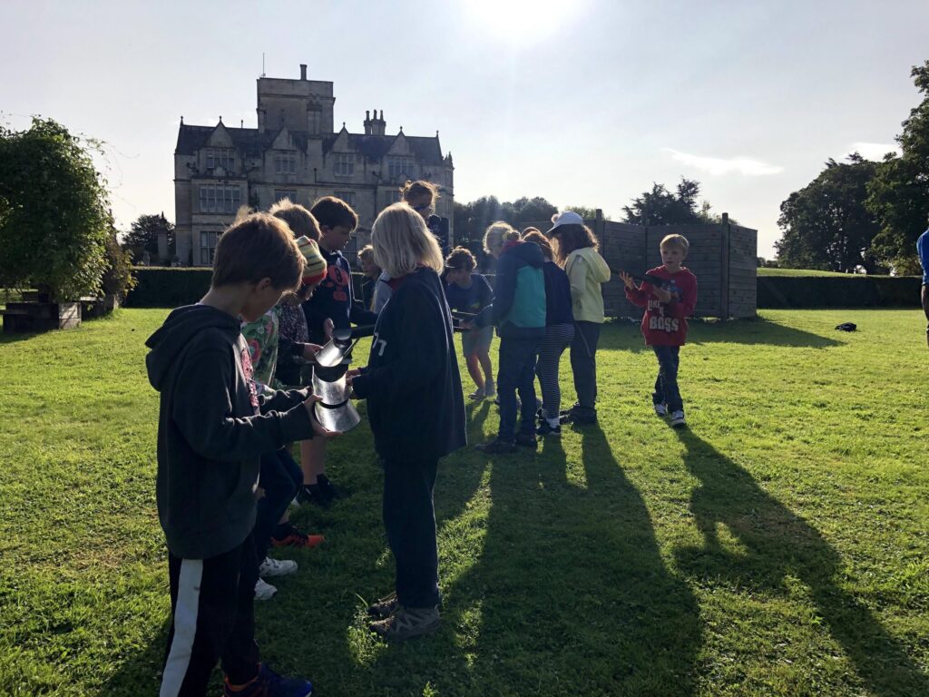 cumulus outdoors take residential to hatherop school grounds