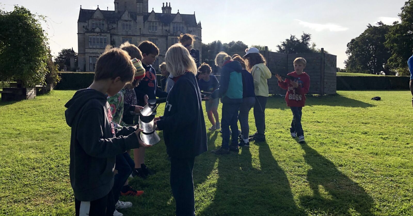 cumulus outdoors take residential to hatherop school grounds