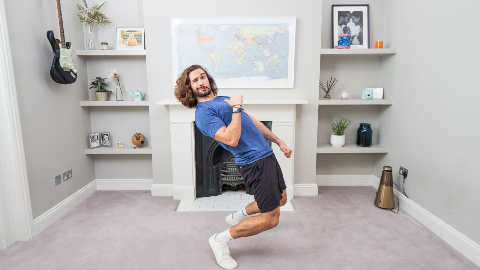 exercising at home