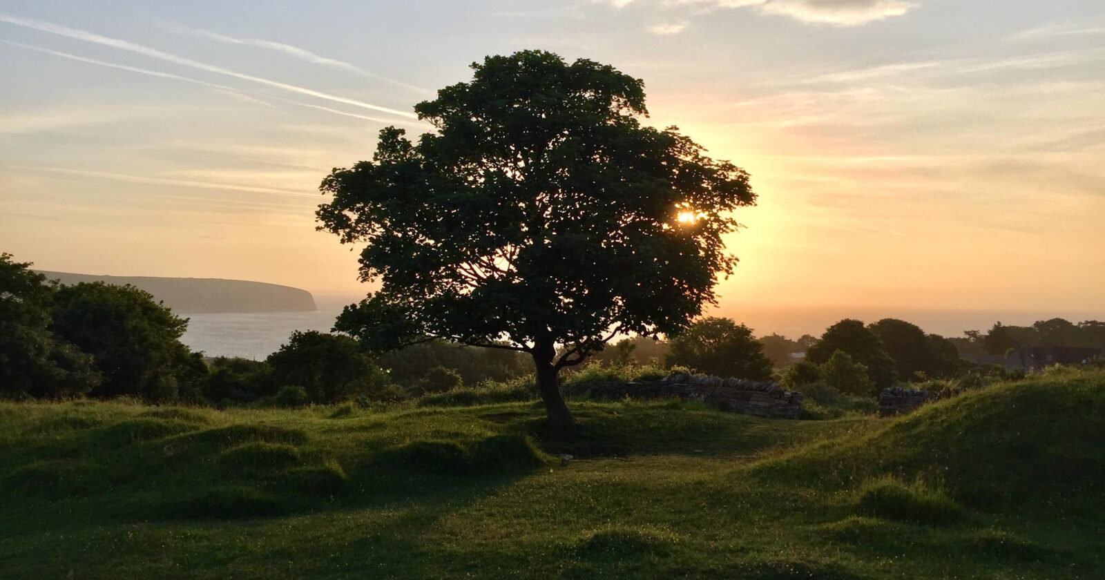 sunset at the townsend nature reserve