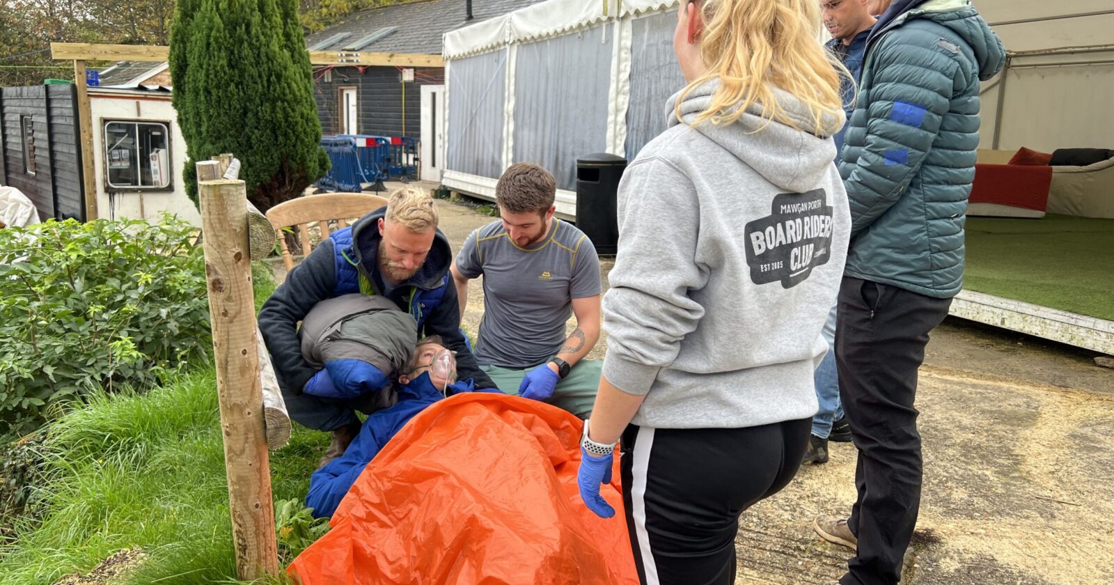 First aid course at cumulus outdoors