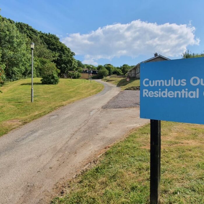 Cumulus Outdoors Residential Centre Swanage sign