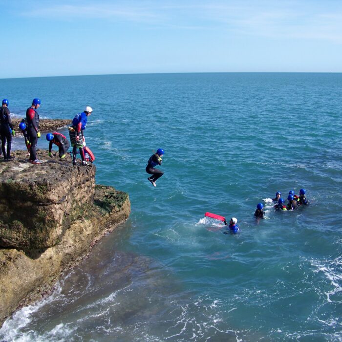 jurassic coast coasteering