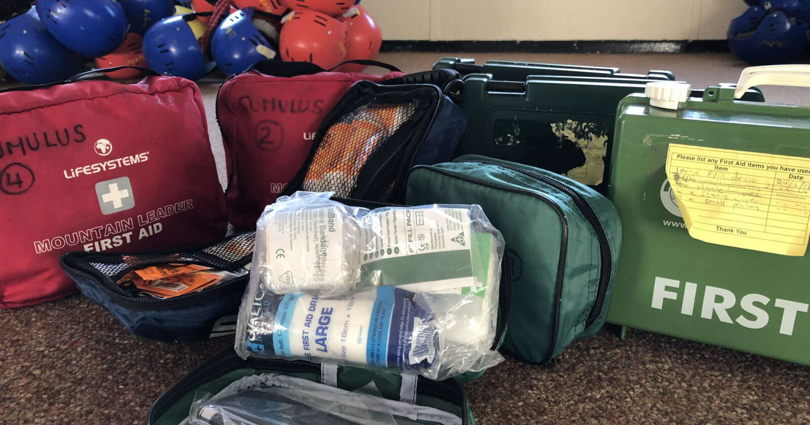 cumulus Outdoors first aid equipment