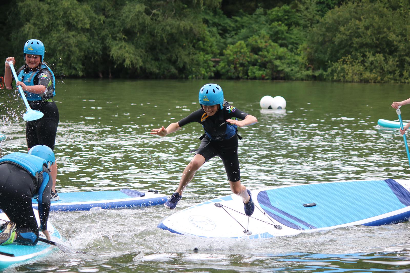 stand up paddleboarding session cumulus