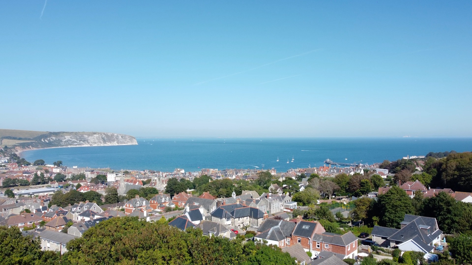 swanage bay from cumulus outdoors residential centre