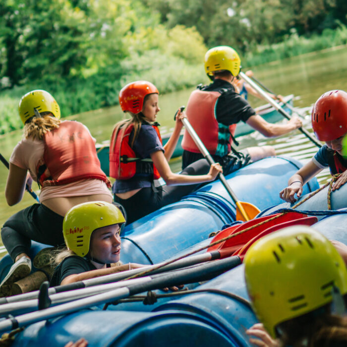 raft building at cumulus outdoors