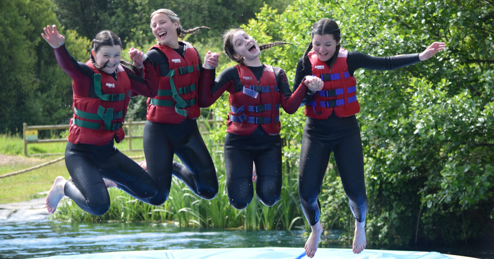 dorset waterpark girls jump