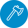 axe throwing for schools icon